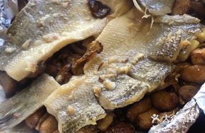 Sandy Ginger Copper Pan Baked Sea Bass