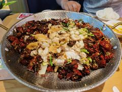 金椒脆鱼拼深海黄金鲍螺片-大丰收脆鱼(万达江北店)