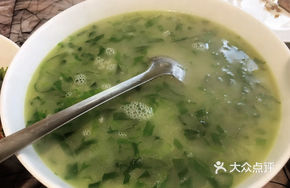 Vegetable and Minced Pork Soup