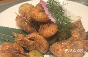 Truffle Lime Oil-Braised Shrimp