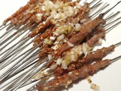 独家牛肉小串-三个大叔东北烧烤·砂锅菜(西三旗店)