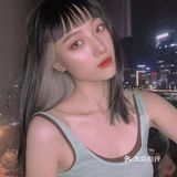 冷色系双色挂耳染 温柔中的酷感