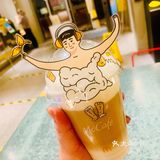 九月的第一杯拿铁☕️，好喝到冒泡☁️