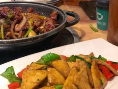 青椒炒大方豆腐-利群贵州菜馆(北大资源梦想城店)