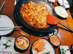 海苔-红辣椒八爪鱼特色韩国料理