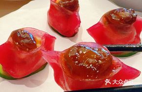 Pink Abalone Phoenix Eye Dumpling