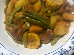 -东来菜馆•手抓海鲜家常菜•海鲜锅贴(鸽子窝店)