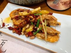 香辣虾-青瓦餐厅·生鱼片·韩园烤肉(西塔店)