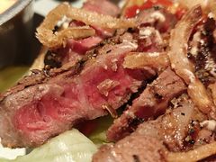 炙烤熟成肉眼牛排汉堡-bluefrog蓝蛙(悠唐购物中心店)