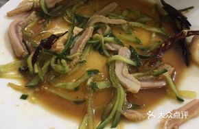 Mustard Cucumber with Pork Tripe