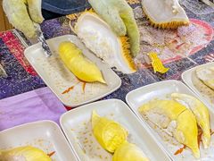 榴莲-争先鲜·蒸汽海鲜自助·鲜切牛肉
