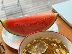 香橙茉莉冰茶-萤火虫咖啡(后海店)