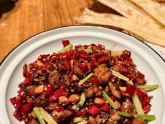 干煸辣子鸡-汉小城·老铫子藕汤·乡野湖北菜(江汉路吉庆街店)
