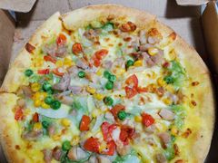 泰式绿咖喱鸡肉比萨-达美乐比萨(武定店)