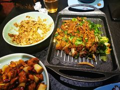 铁板粉丝包菜-局气烤鸭·北京菜(前门店)