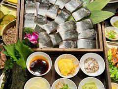 -围炉肉舍•炭烤活鳗•丹东海鲜烤肉(步行街店)