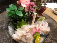 比目鱼活鱼刺身-月下料理(楷林IFC店)