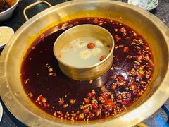 牛油菊花鸳鸯锅-巴蜀大宅门火锅(北大街店)