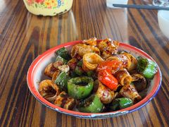 爆炒厚肉鱿鱼筒-等我餸上门海鲜大排档(天河南店)
