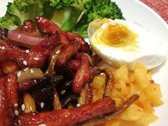 兰花茶树菇猪颈肉套餐-徐记私厨(半淞园路店)