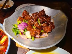 蒜香蜜汁排骨-绿茶餐厅(领展购物广场·中关村店)