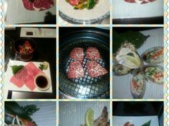 温泉蛋拌生牛肉-金柚子韩国烤肉(威宁路店)