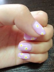 点击看大图 粉紫色的 好漂亮的哦-指慕坊美甲造型