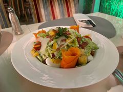 三文鱼凯撒沙拉-北京北辰洲际酒店啡扬咖啡厅·自助餐厅