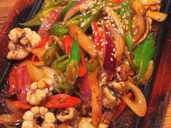 泡菜炒鱿鱼-쌍화점 霜花店·朝鲜族料理(徐家汇店)