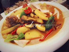 黄土大盘鸡-马一洒开锅羊肉清真餐厅(京汉店)