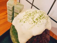 抹茶生乳かき氷-WONDER ICE 萬得冰田(建設路总店)