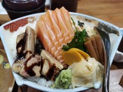 三文鱼鹅肝定食-岚山日本料理(珠江新城店)