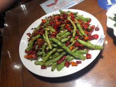 干煸豆角-老兰家传统烧烤炒菜泡馍(小南门店)