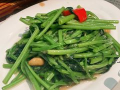 虾酱炒空心菜-肥仔文澳门猪骨煲(南京西路店)