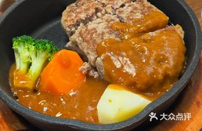 Honey Sauce Burger Patty