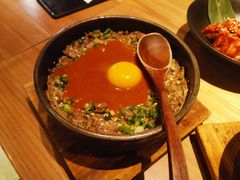 味增石锅牛肉拌饭-烧肉达人•炭火烧肉(新天地店)