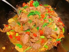现炒黄牛肉-小隐人家(乐松店)