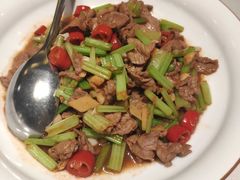 小炒黄牛肉-北平楼·烤鸭·北京菜(牡丹园店)