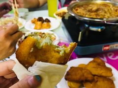 -老红桥炸灌肠牛肚锅烧烤(定福庄店)