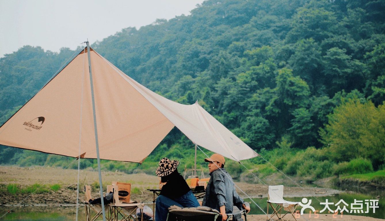 成都周边｜彭州玩水小众露营地⛺️酷girl穿搭