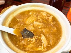 鸡丝竹笙砂鍋魚翅-添發碗仔翅美食