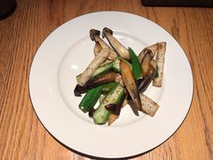 黑鸡枞炒山药秋葵-赤坂亭·M9和牛烧肉·铁板烧·日料398放题(长泰广场店)