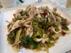 酸菜炒鱿鱼-温岭人家(红花北路店)