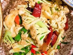 腊肉炒花菜-鼎盛蜀坊·重庆江湖菜(市桥地铁站店)