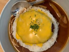 芝士牛肉汉堡咖喱饭-红小满休闲餐厅(十全街店)