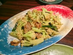 蒜苗豆酱炒台山菜花-粤·向群饭店(麓景路店)