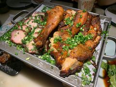 烤肉烤鸡双拼-绿茶餐厅(成都大悦城店)