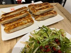 生拌苦菊-左邻右舍褡裢火烧(石榴园店)