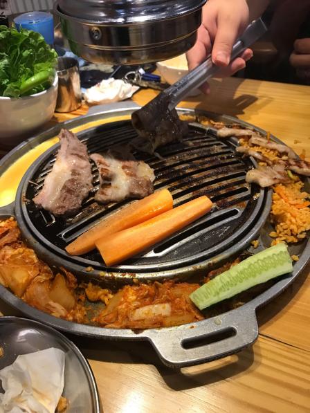 大汉门雪花牛扒烤肉·料理汤饭(横琴口岸中央汇店"跟老公两个人周末