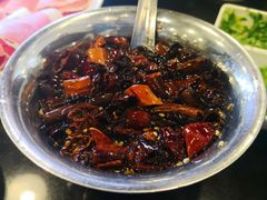 现炸辣椒油-情忆草原涮肉馆